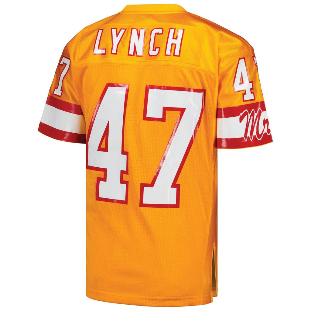 Tampa Bay Buccaneers 1993 John Lynch Mitchell & Ness Authentic Throwback Retired Player Jersey - Orange
