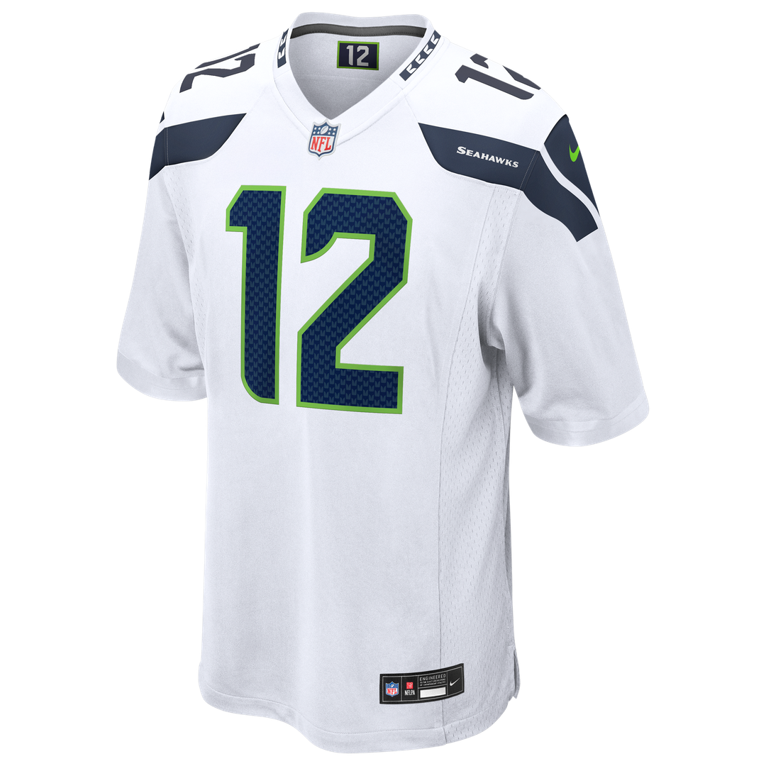 Seattle Seahawks 12s Nike Game Jersey - White