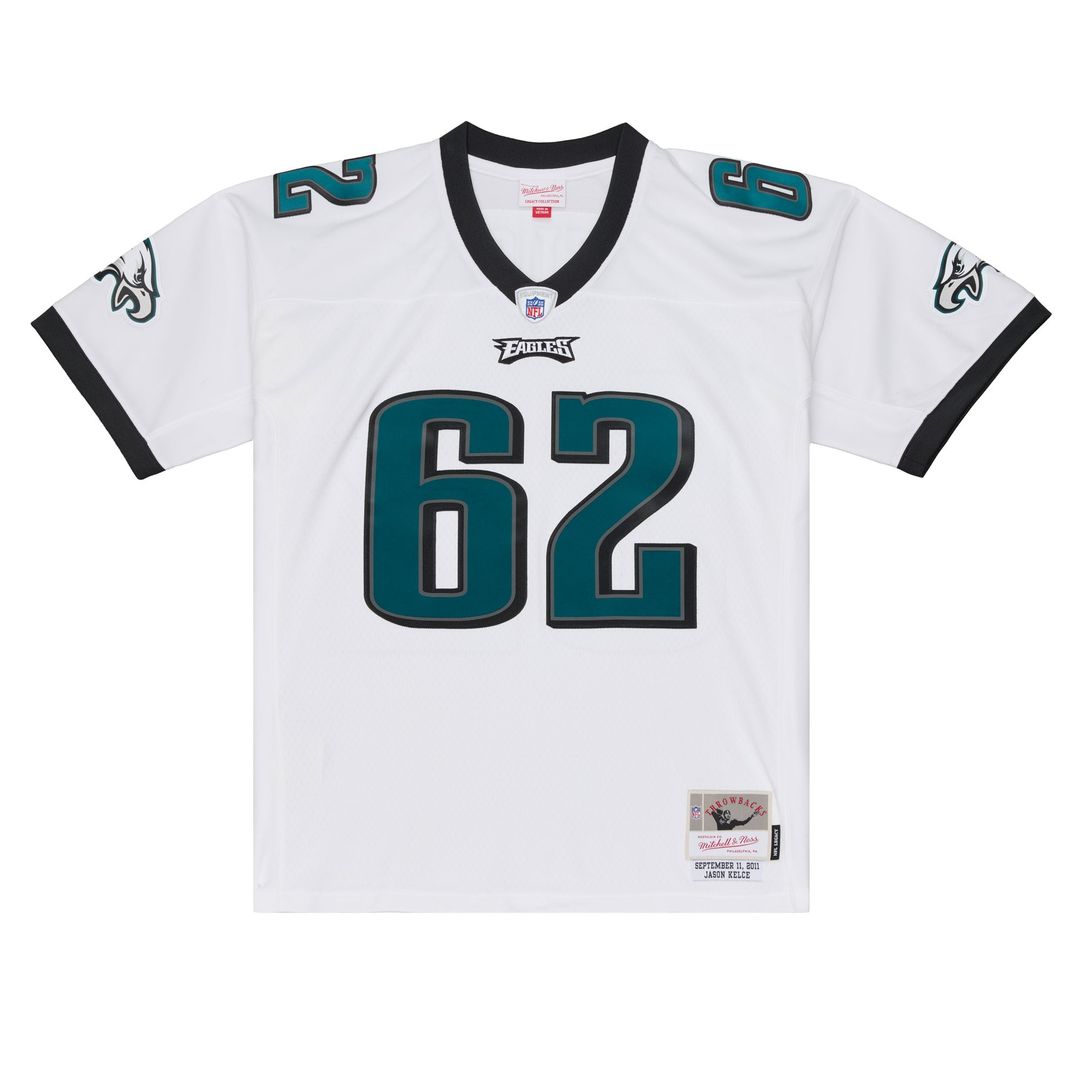Philadelphia Eagles Jason Kelce Mitchell & Ness 2011 Legacy Replica Player Jersey - White