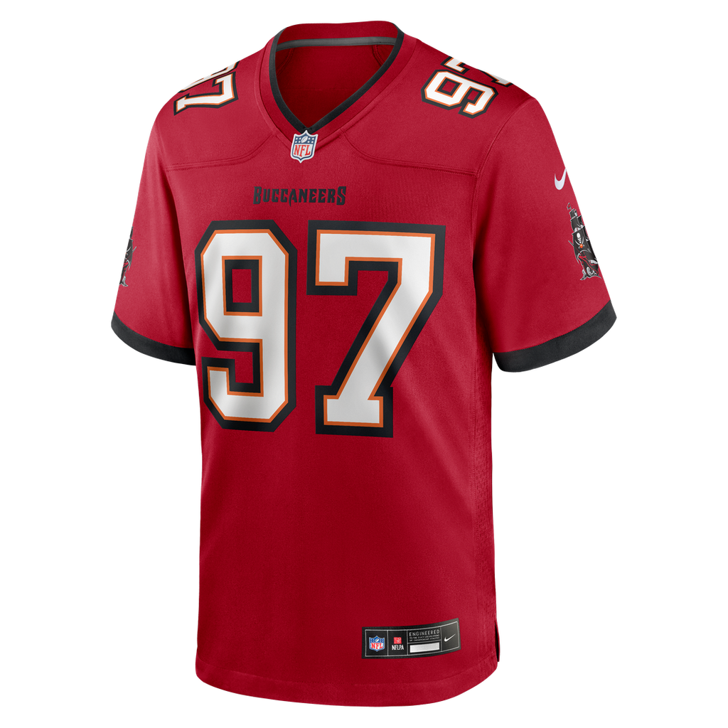 Tampa Bay Buccaneers Al-Quadin Muhammad Nike Team Game Jersey - Red