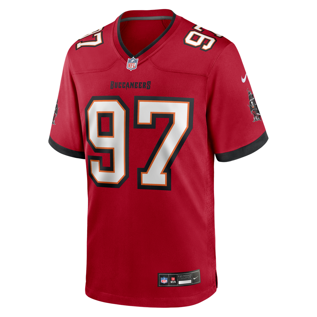Tampa Bay Buccaneers Al-Quadin Muhammad Nike Team Game Jersey - Red