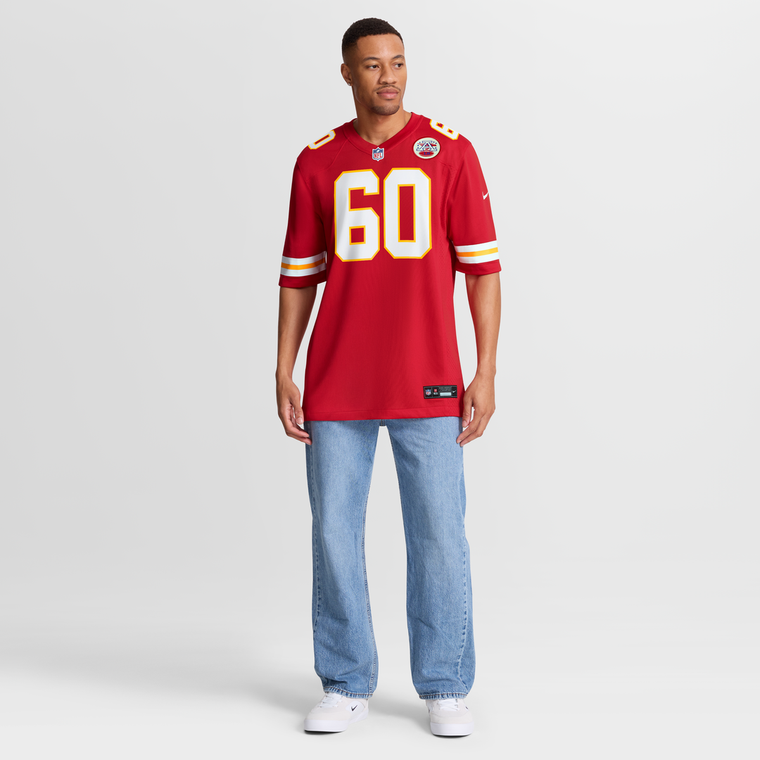 Kansas City Chiefs Hunter Nourzad Nike Game Jersey - Red