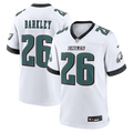 Philadelphia Eagles Saquon Barkley Nike Game Jersey - White