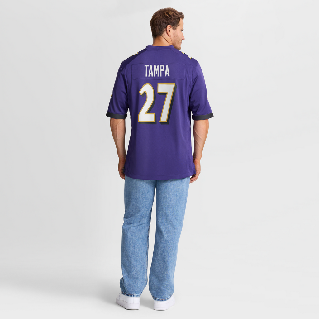 Baltimore Ravens T.J. Tampa Nike Team Game Jersey - Purple