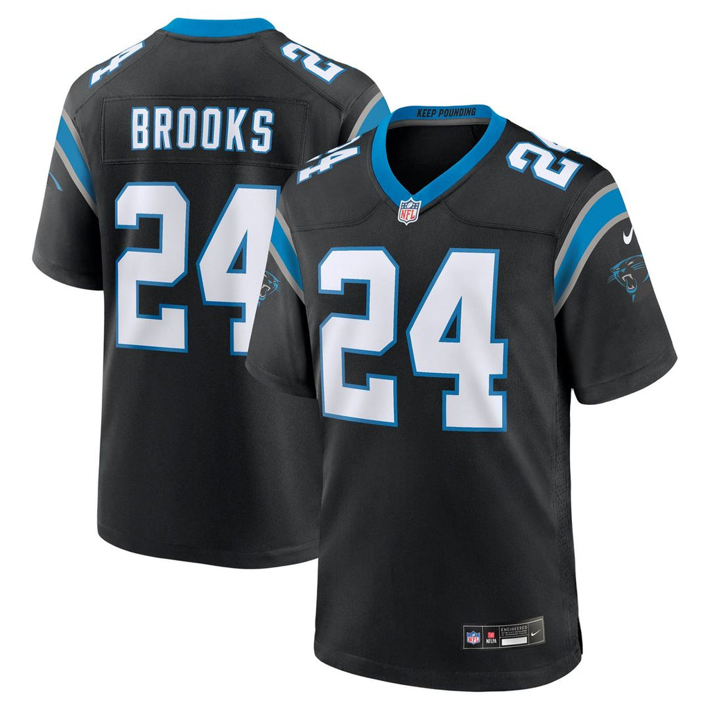 Carolina Panthers Jonathon Brooks Nike Game Jersey - Black