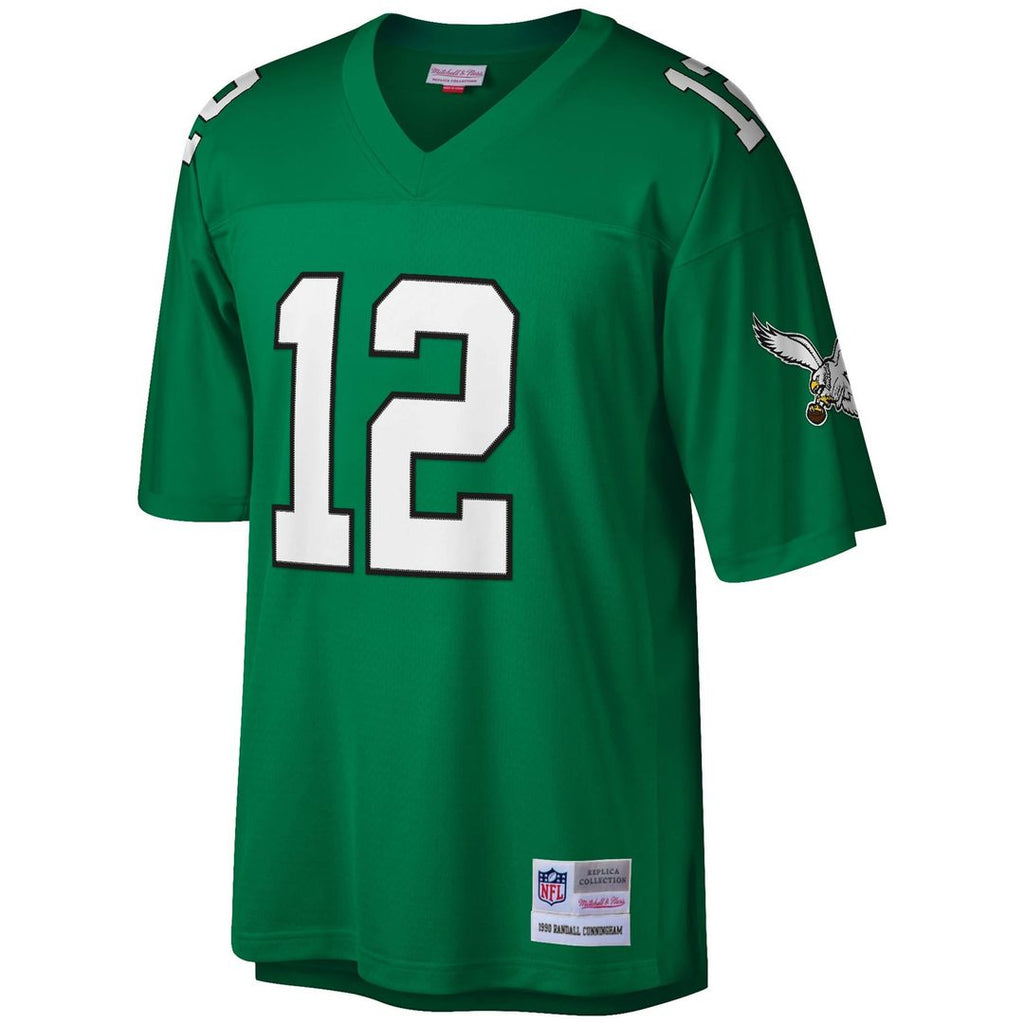 Philadelphia Eagles Randall Cunningham Mitchell & Ness Legacy Replica Jersey - Kelly Green