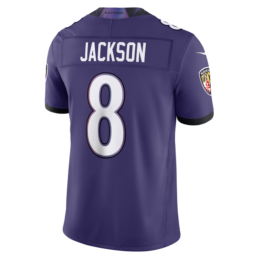 Baltimore Ravens Lamar Jackson Nike Vapor F.U.S.E. Stitched Limited Jersey - White