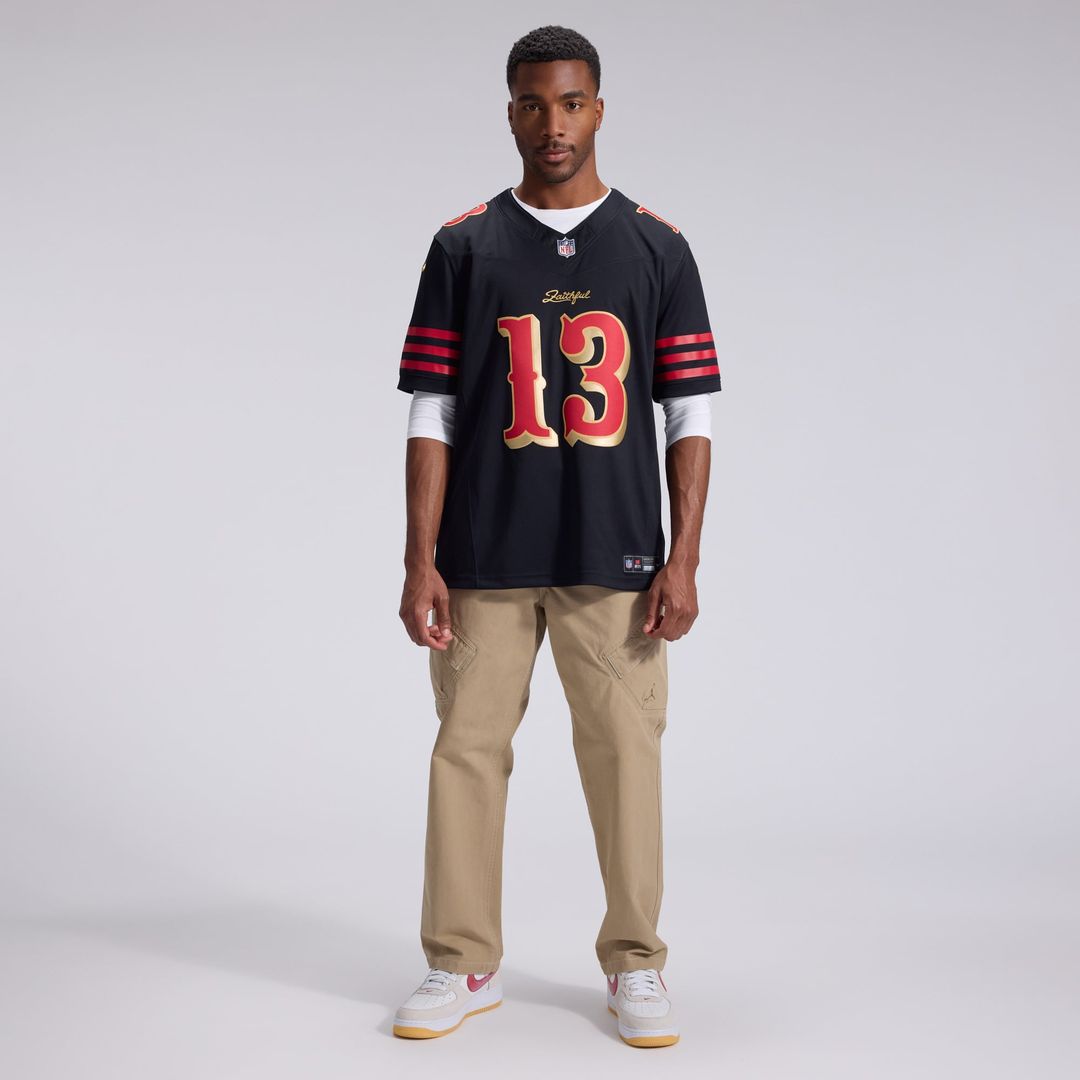 San Francisco 49ers Brock Purdy Nike Rivalries Collection Stitched Limited Jersey - Black