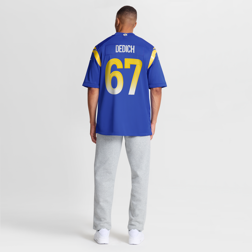 Los Angeles Rams Justin Dedich Nike Game Jersey - Royal