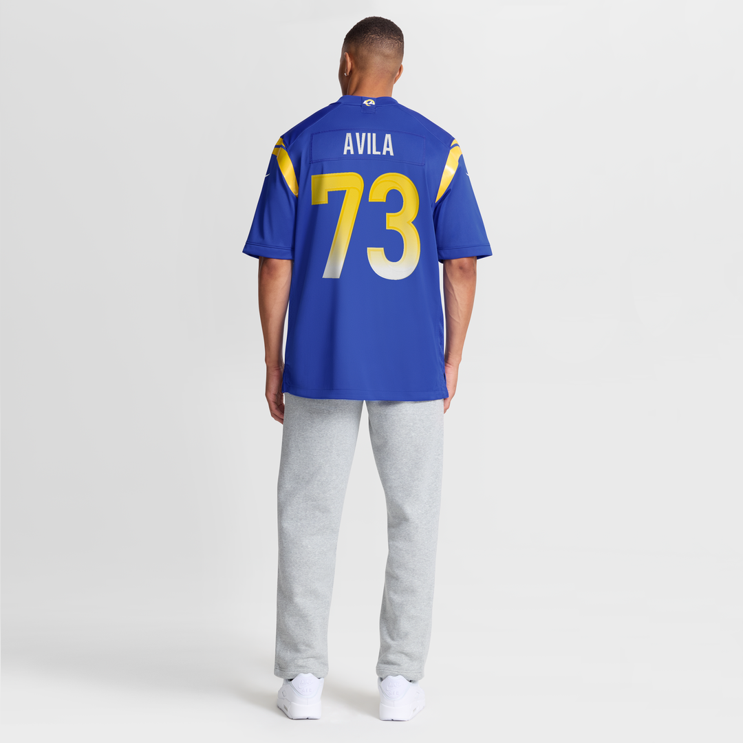 Los Angeles Rams Steve Avila Nike Home Game Jersey - Royal