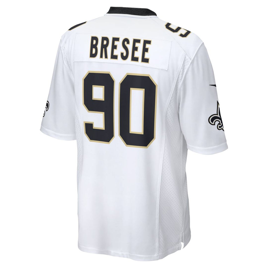 New Orleans Saints Bryan Bresee Nike Game Jersey - White