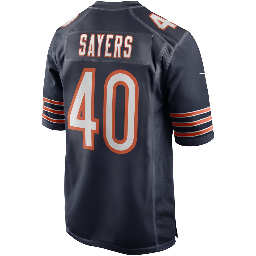 Chicago Bears Gale Sayers Nike Game Retired Player Jersey - Navy