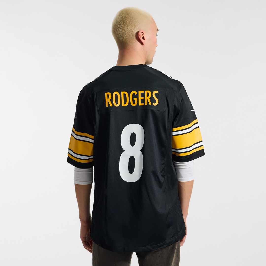 Pittsburgh Steelers Aaron Rodgers Nike Alternate 1933 Throwback Game Jersey - Gold