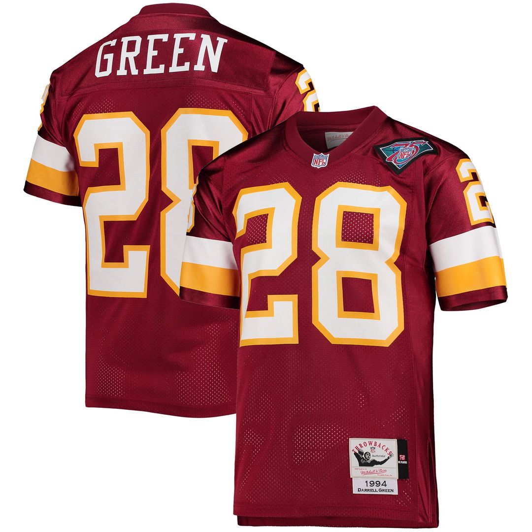 Washington Commanders Washington Football Team 1994 Darrell Green Mitchell & Ness Authentic Throwback Retired Player Jersey - Burgundy