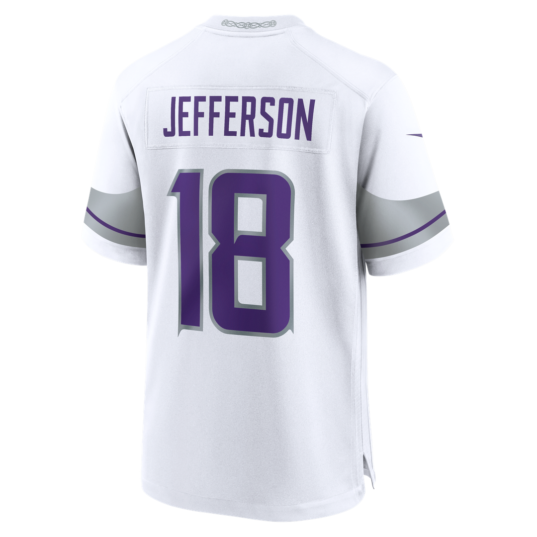 Minnesota Vikings Justin Jefferson Nike Classic Player Game Jersey - Purple