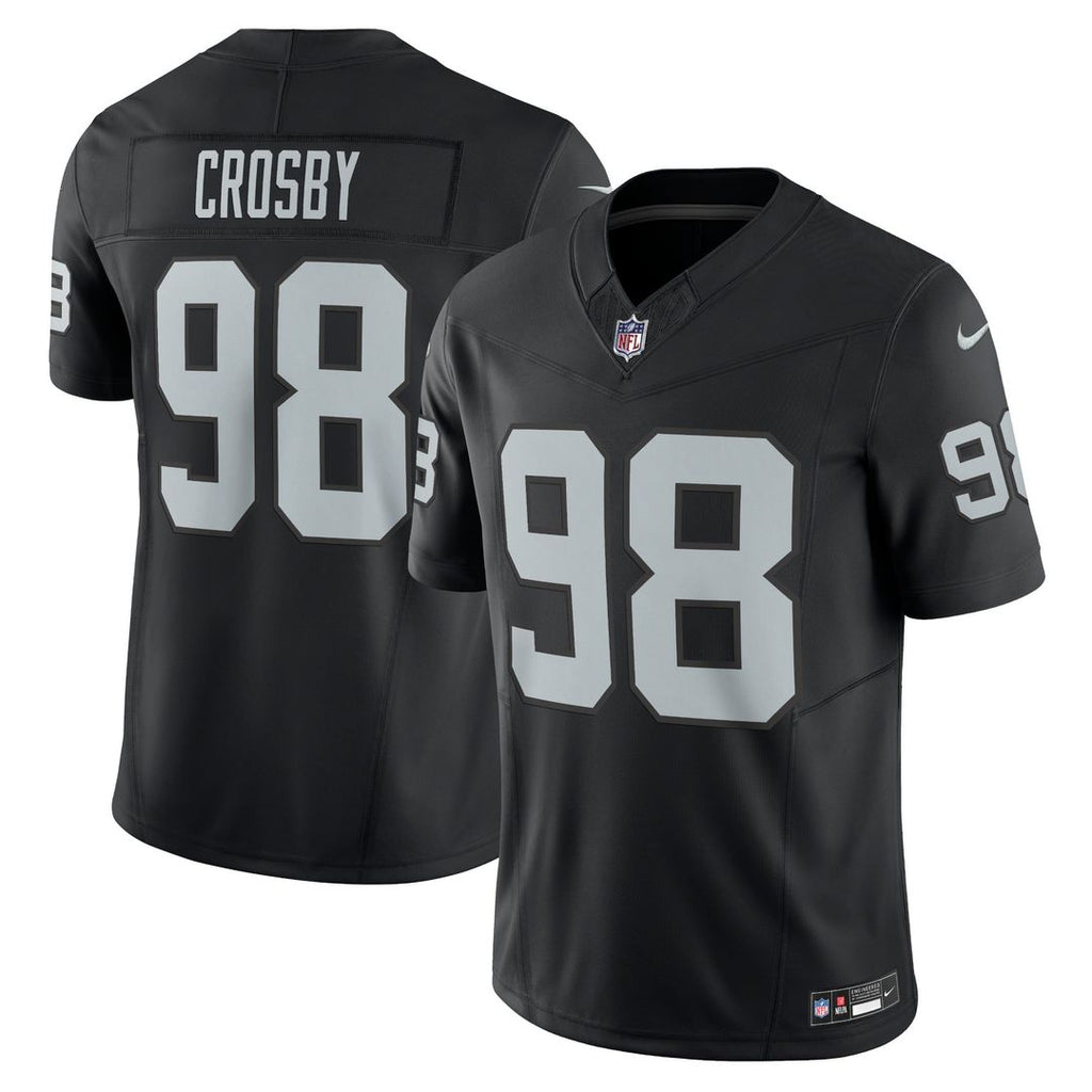 Las Vegas Raiders Maxx Crosby Nike Vapor F.U.S.E. Limited Jersey - Black
