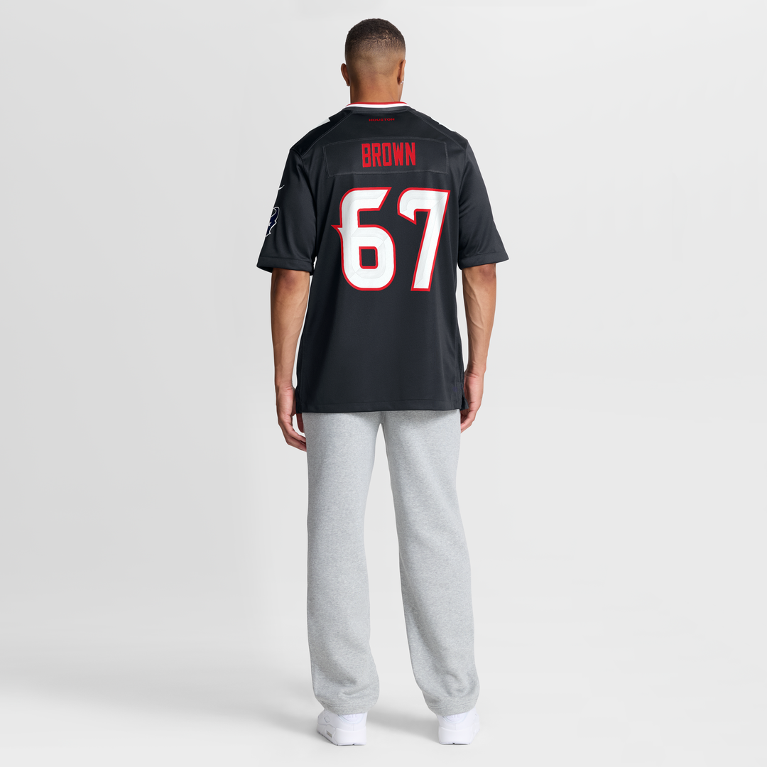 Houston Texans Evan Brown Nike Team Game Jersey - Navy