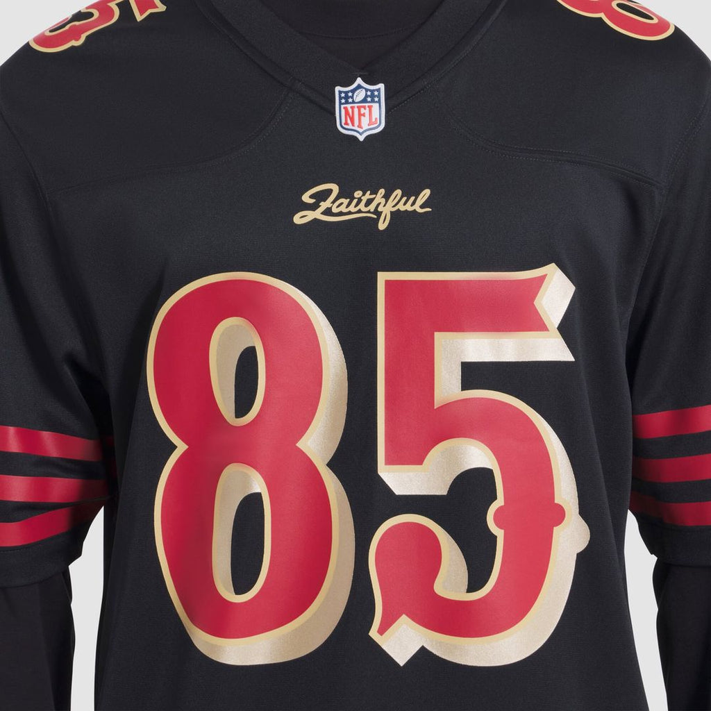 San Francisco 49ers George Kittle Nike Rivalries Collection Game Jersey - Black
