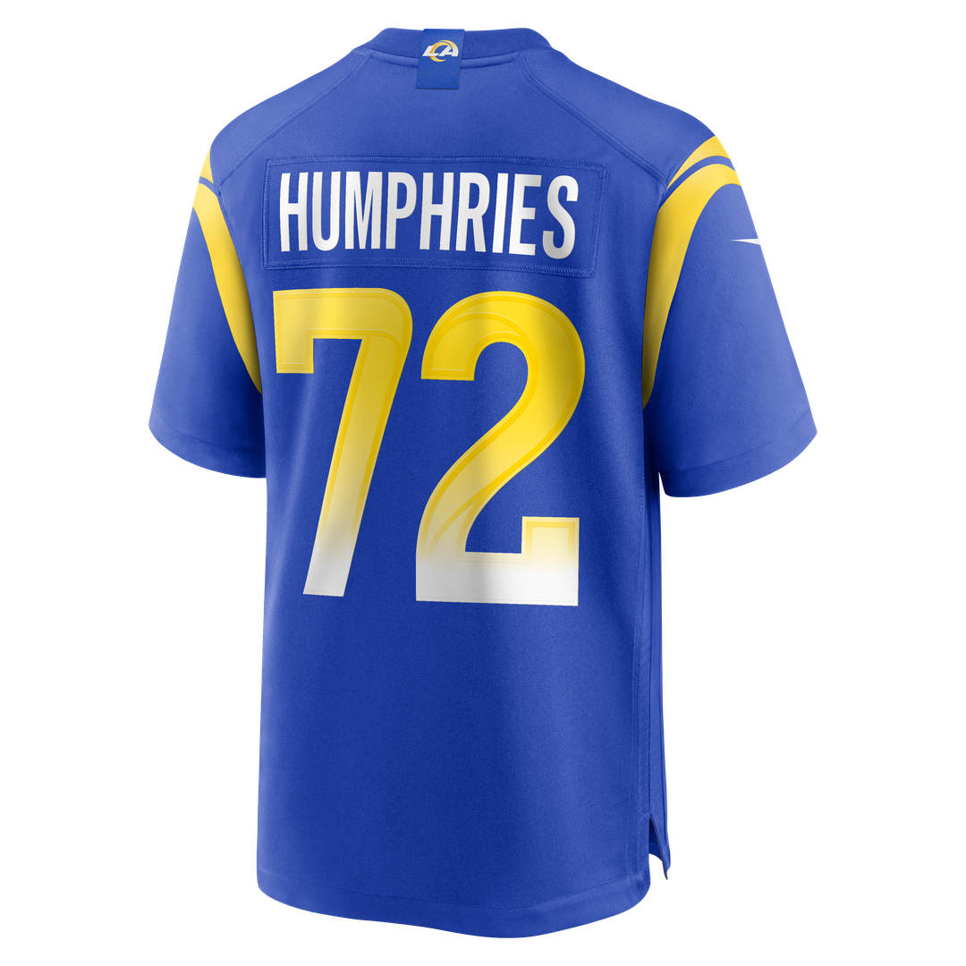 Los Angeles Rams D.J. Humphries Nike Team Game Jersey - Royal