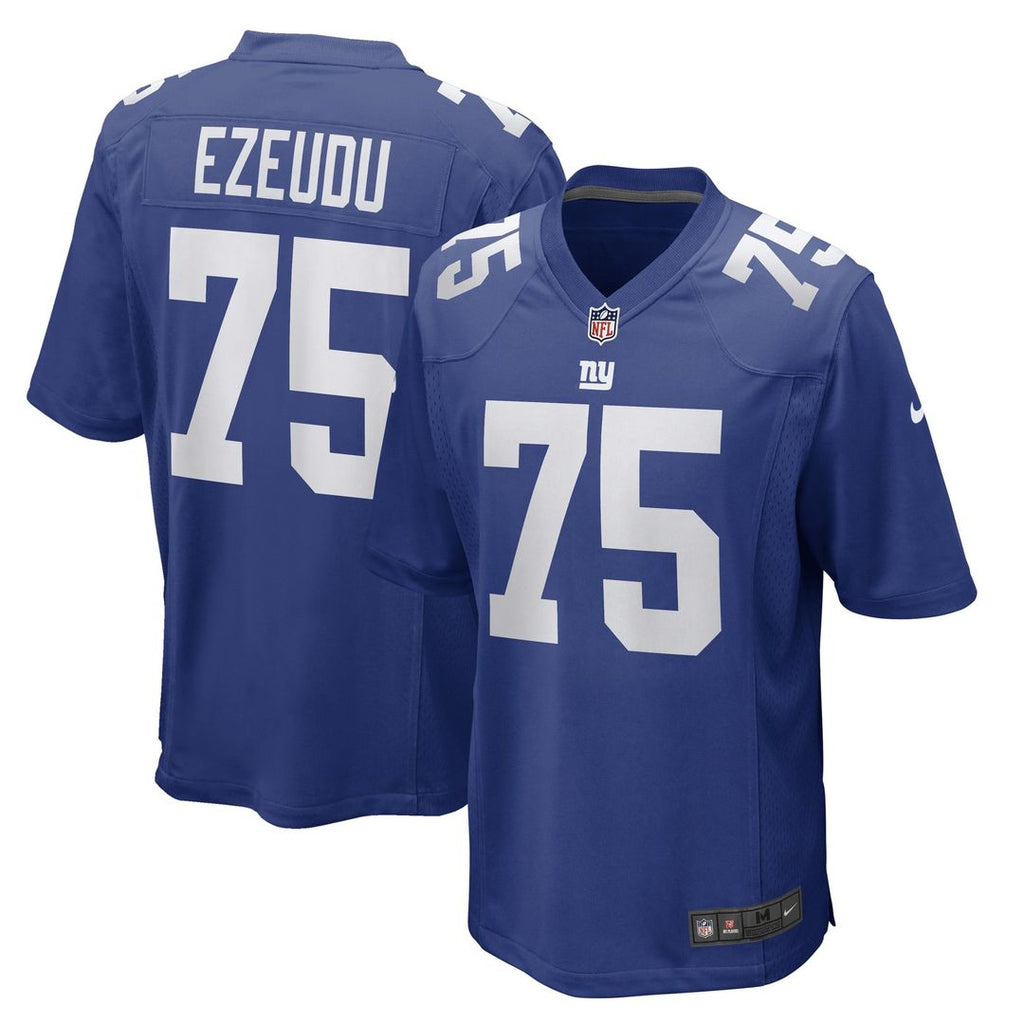 New York Giants Joshua Ezeudu Nike Game Player Jersey - Royal