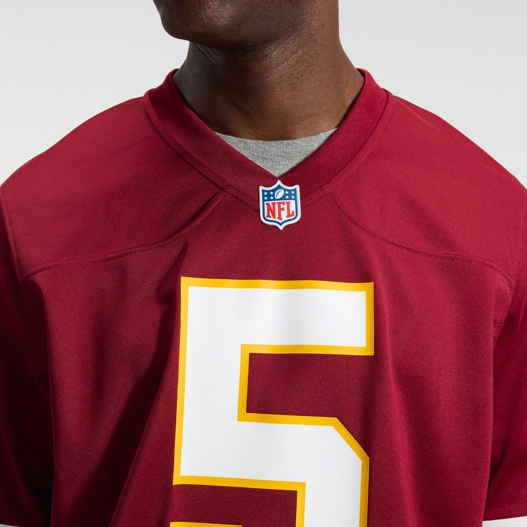 Washington Commanders Hail Raiser Washington Commanders Jayden Daniels Nike Alternate Game Jersey - Black