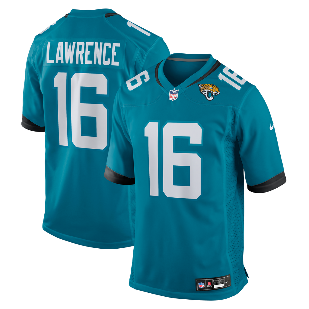 Jacksonville Jaguars Trevor Lawrence Nike Game Jersey - Teal