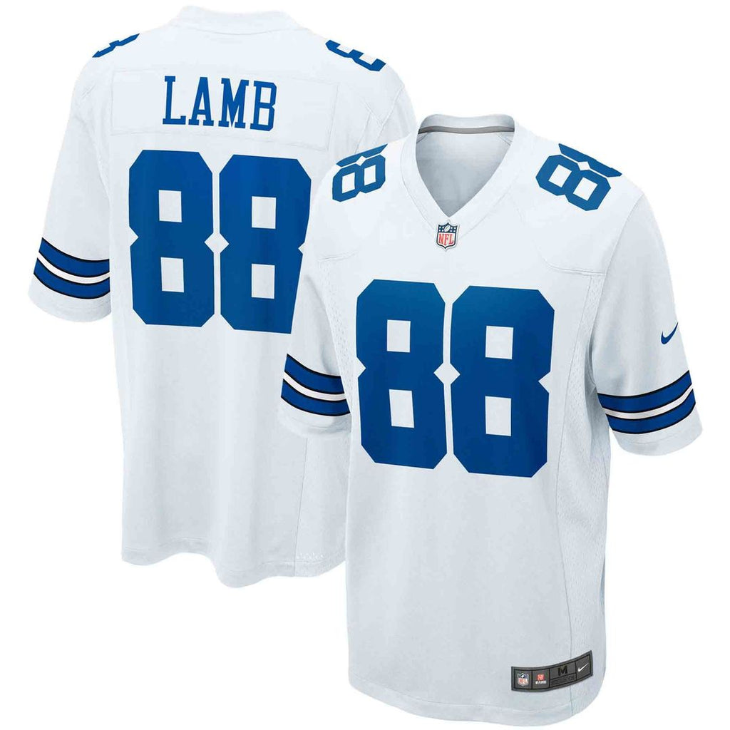 Dallas Cowboys CeeDee Lamb Nike Game Team Jersey - White