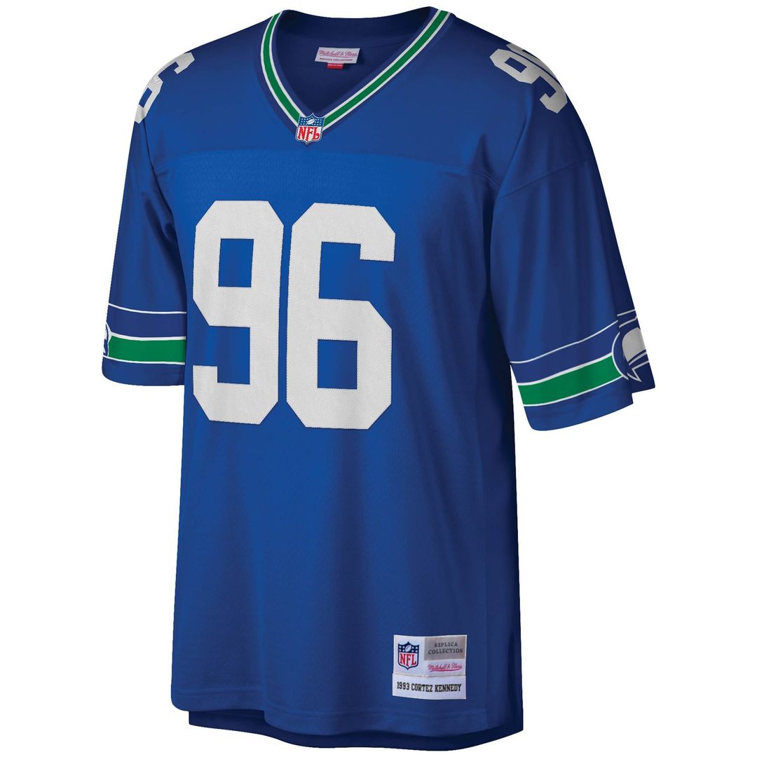Seattle Seahawks Cortez Kennedy Mitchell & Ness Legacy Replica Jersey - Royal