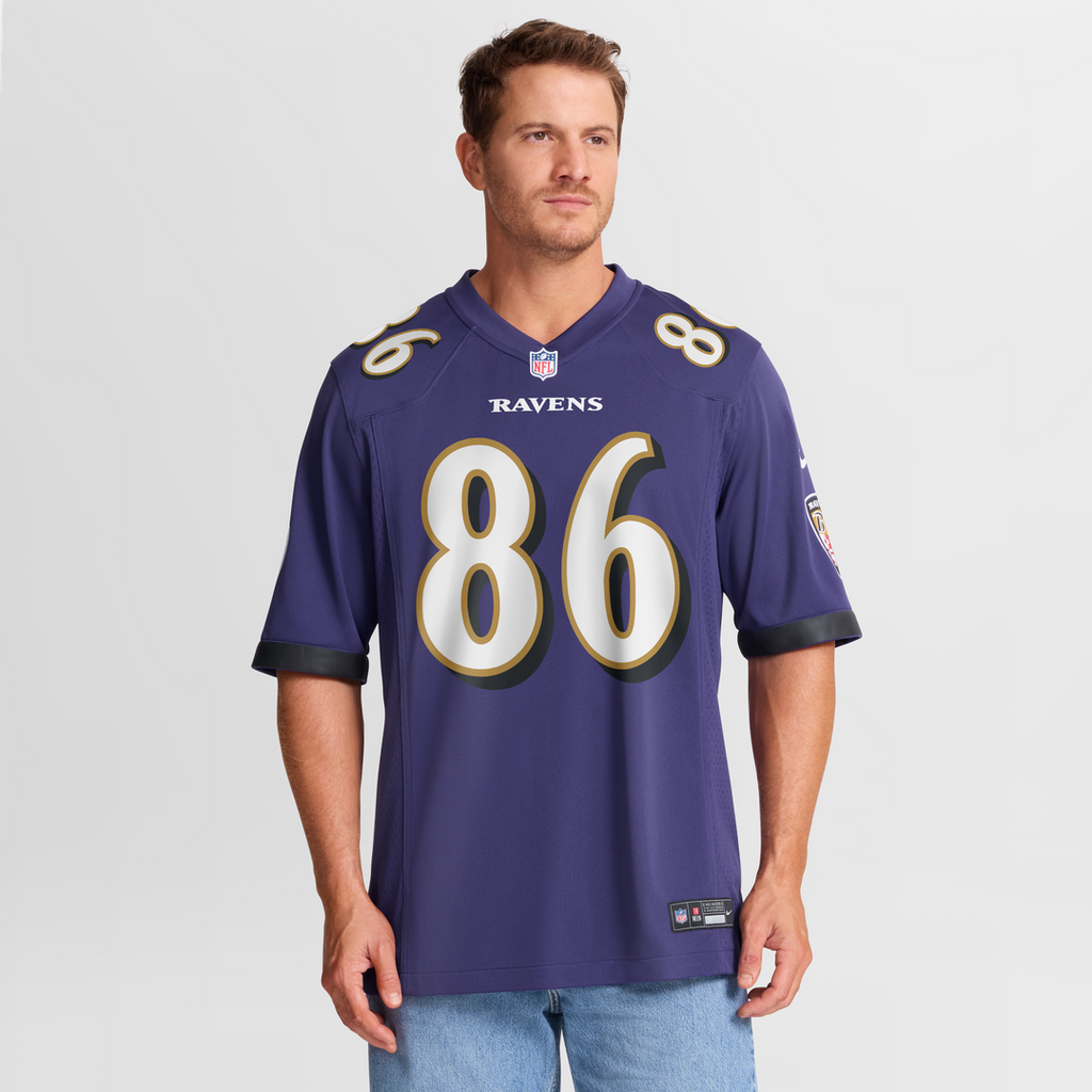 Baltimore Ravens Cornelius Johnson Nike Team Game Jersey - Purple