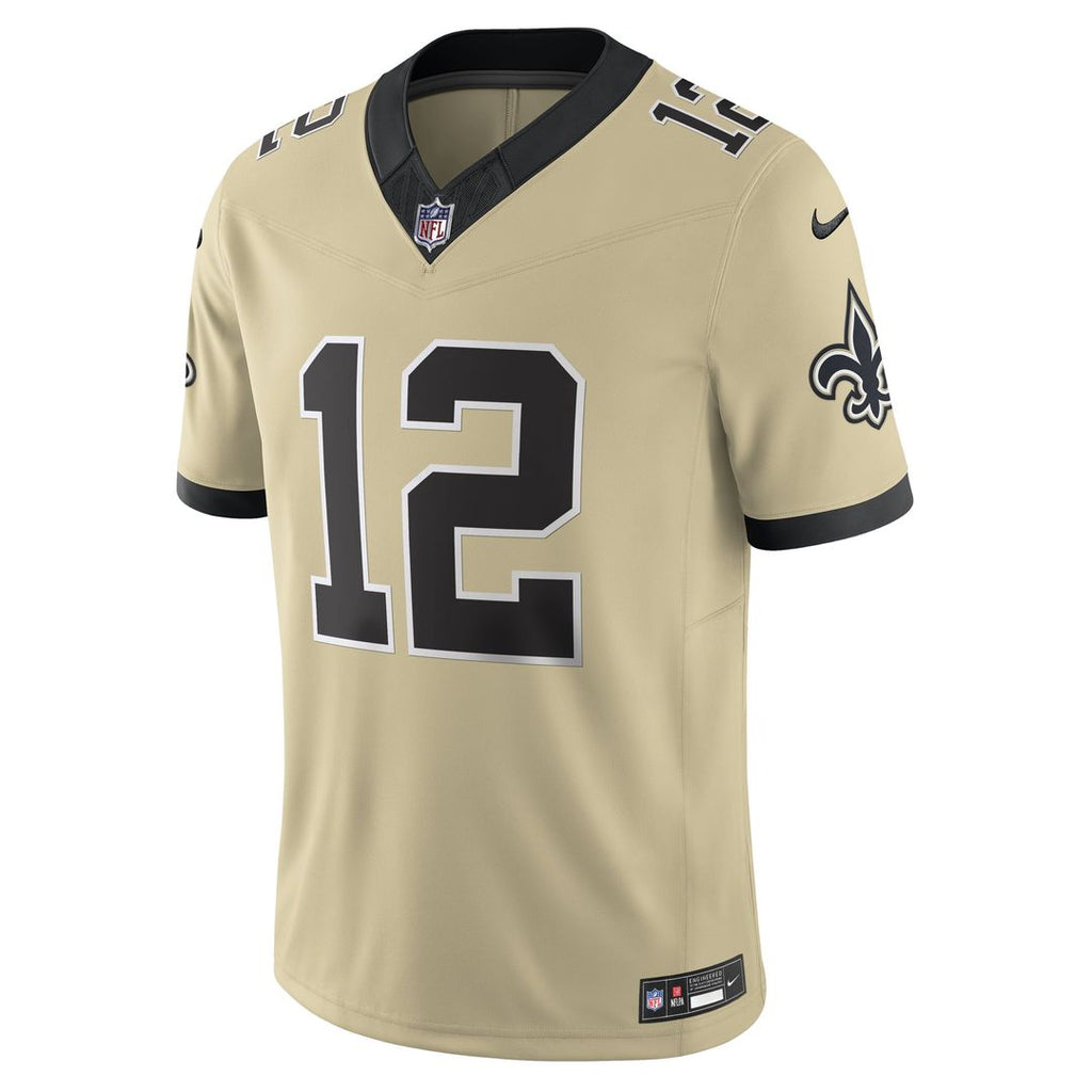 New Orleans Saints Chris Olave Nike Alternate Gameday Golds Alternate Vapor F.U.S.E. Limited Jersey - Gold