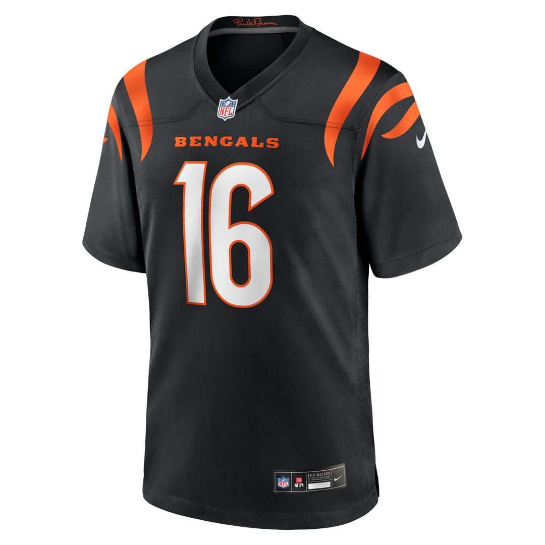 Cincinnati Bengals Joe Flacco Nike Team Game Jersey - Black