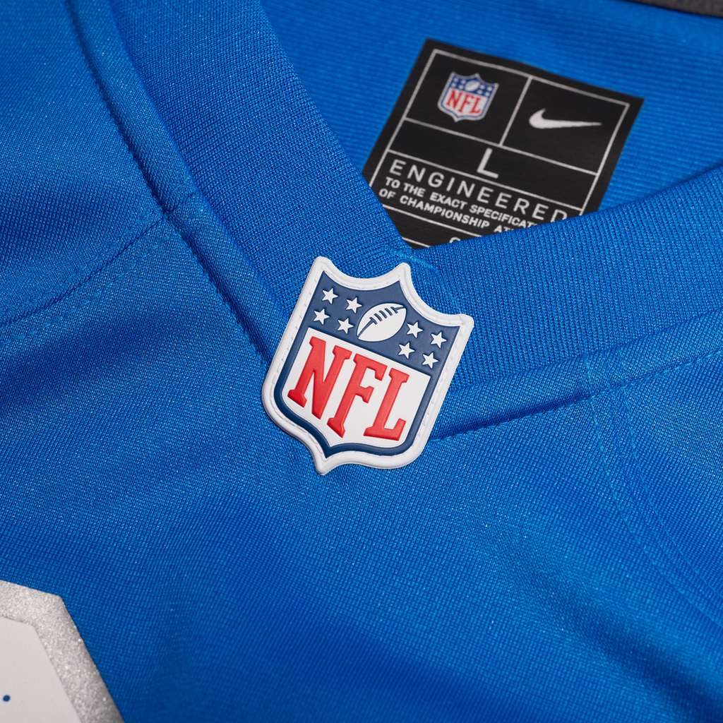 Detroit Lions Malik Cunningham Nike Team Game Jersey - Blue