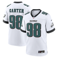 Philadelphia Eagles Jalen Carter Nike Game Jersey - White