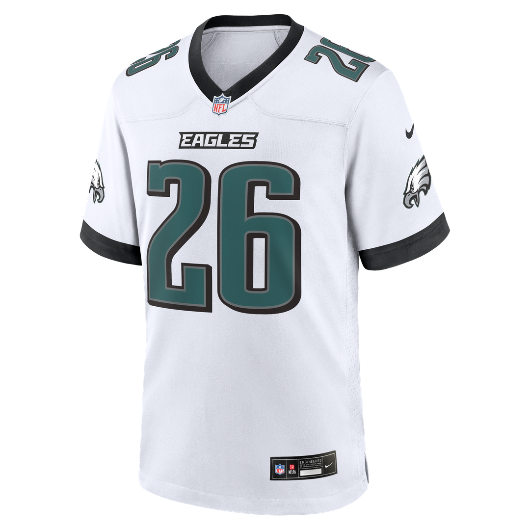Philadelphia Eagles Saquon Barkley Nike Game Jersey - White