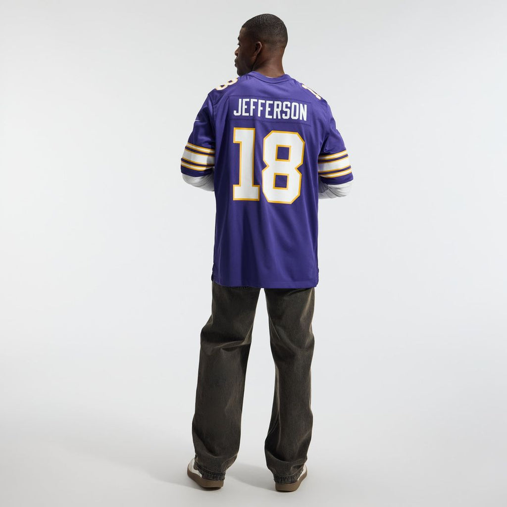 Minnesota Vikings Justin Jefferson Nike Classic Player Game Jersey - Purple