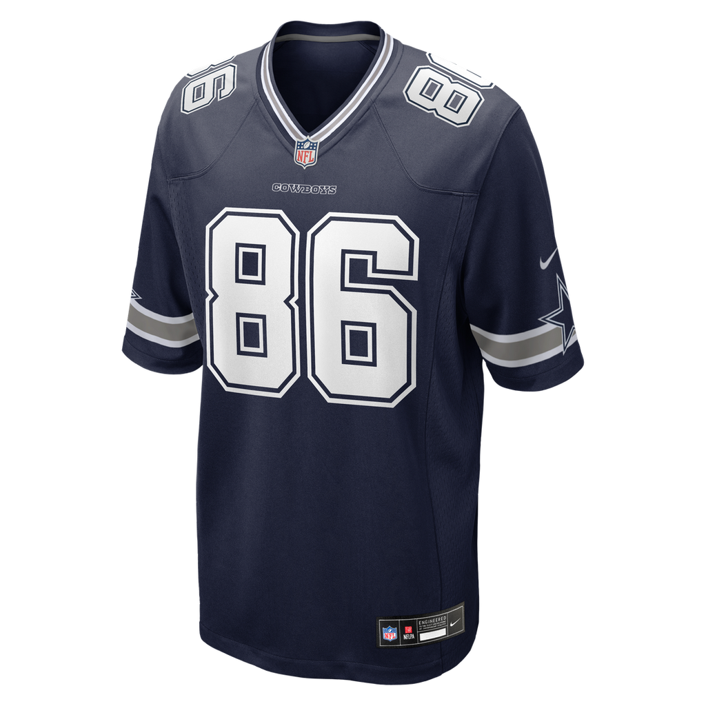 Dallas Cowboys Luke Schoonmaker Nike Team Game Jersey - Navy