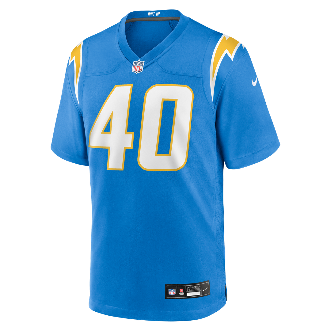 Los Angeles Chargers Kendall Williamson Nike Team Game Jersey - Powder Blue