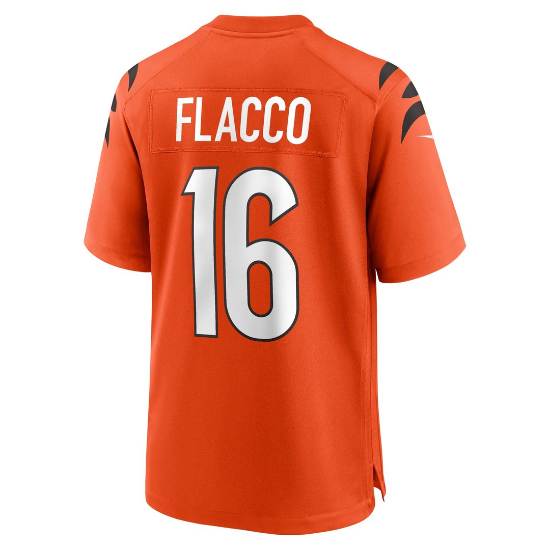 Cincinnati Bengals Joe Flacco Nike Alternate Game Jersey - Orange