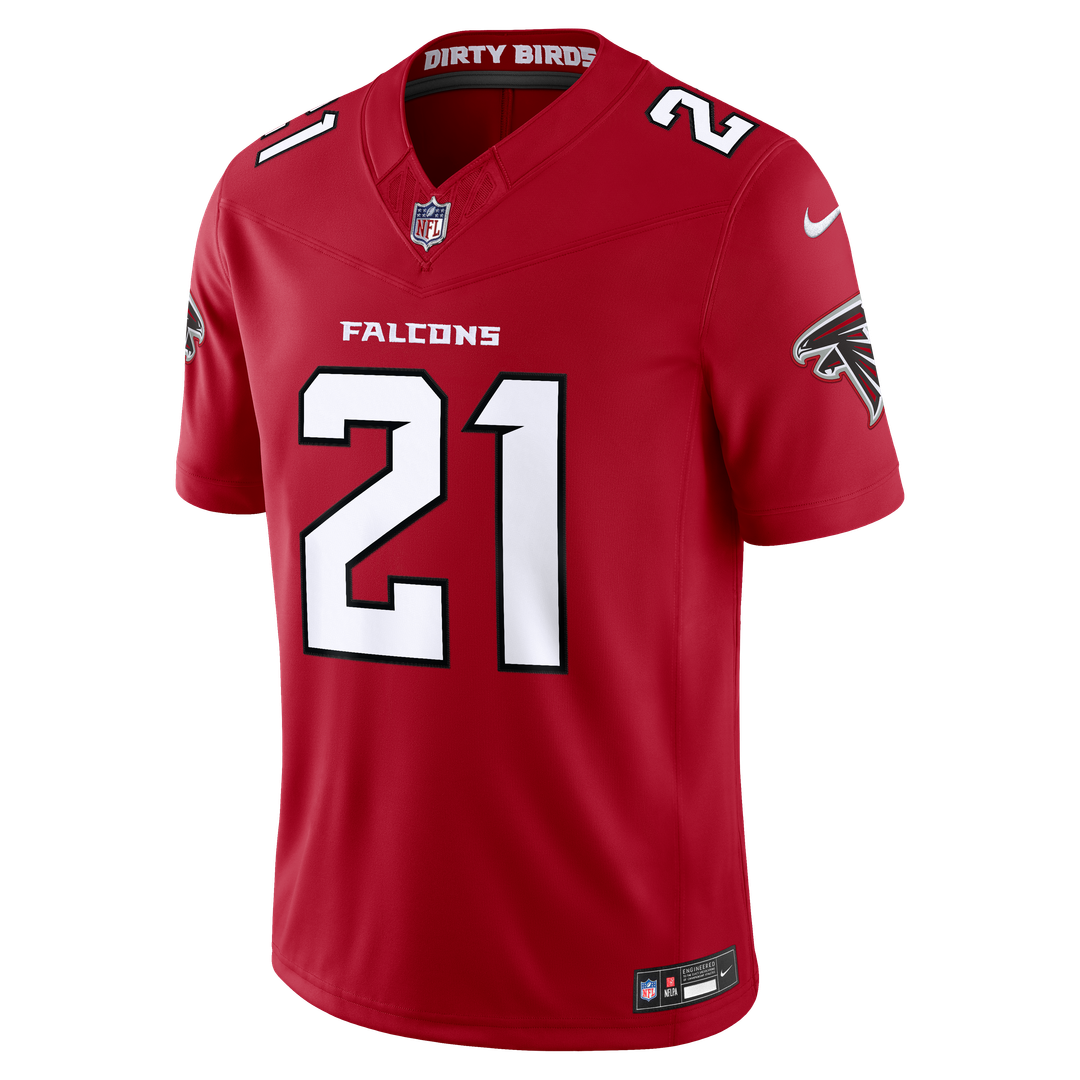 Atlanta Falcons Deion Sanders Nike Team Vapor F.U.S.E. Stitched Retired Limited Jersey - Red