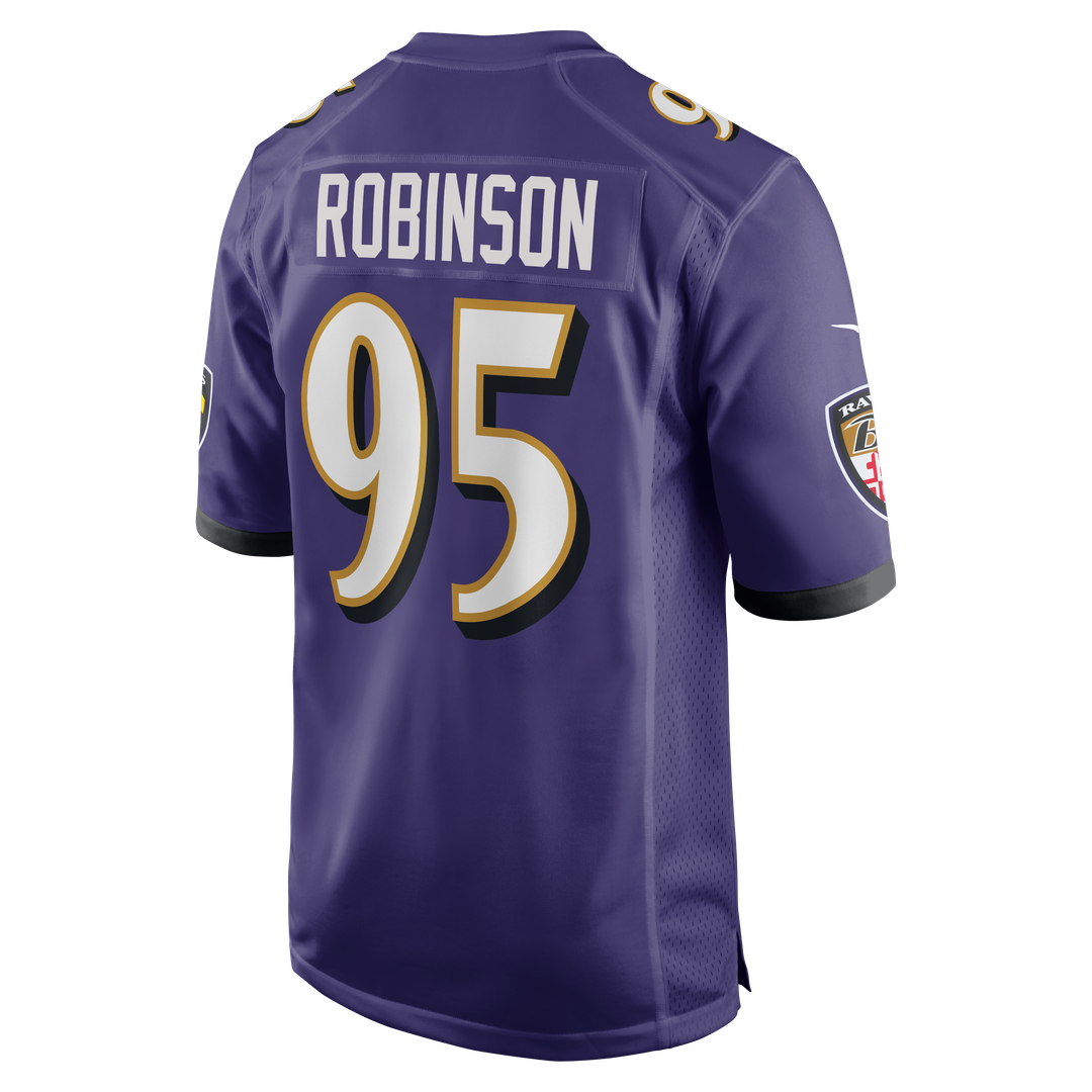 Baltimore Ravens Tavius Robinson Nike Team Game Jersey - Purple