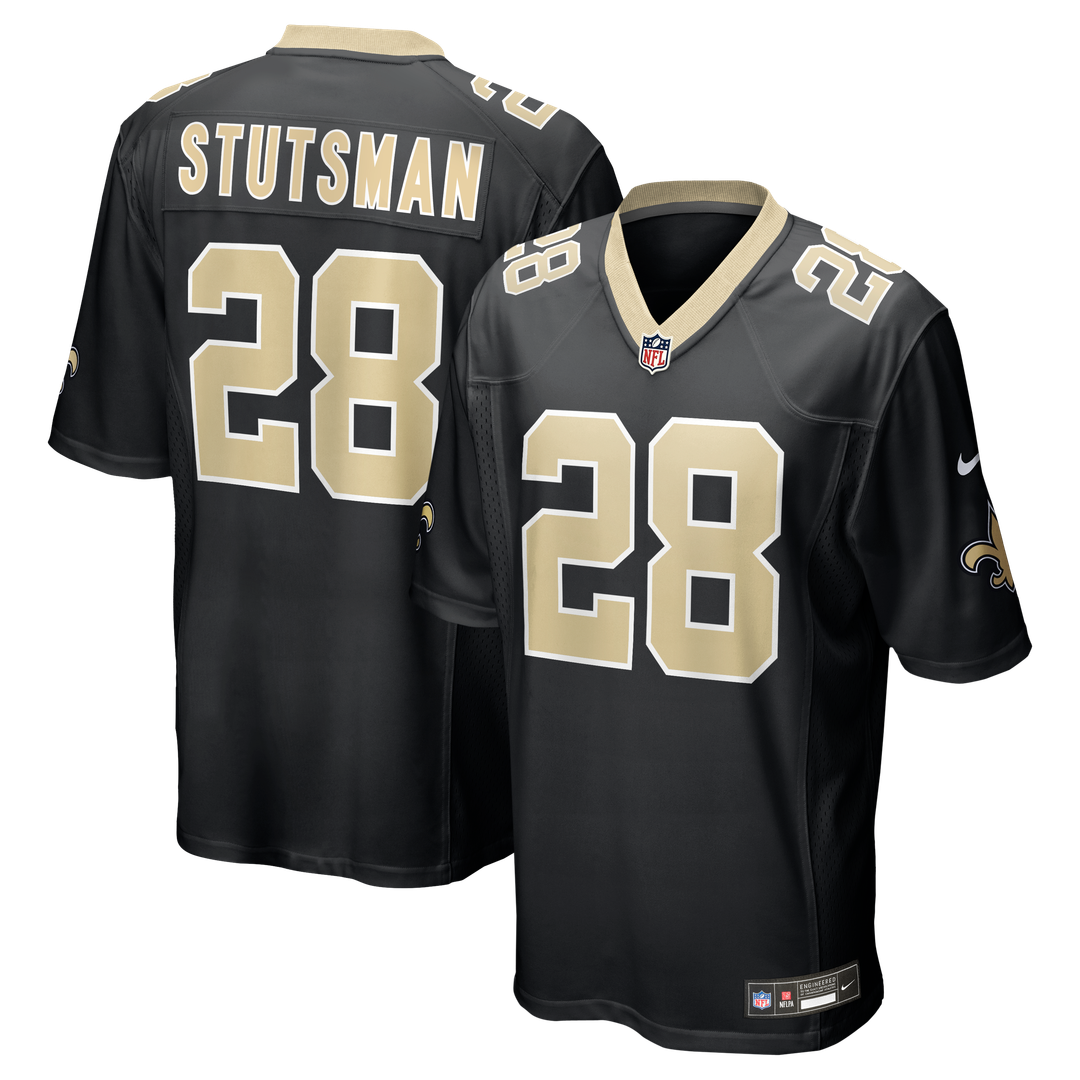 New Orleans Saints Danny Stutsman Nike Team Game Jersey - Black