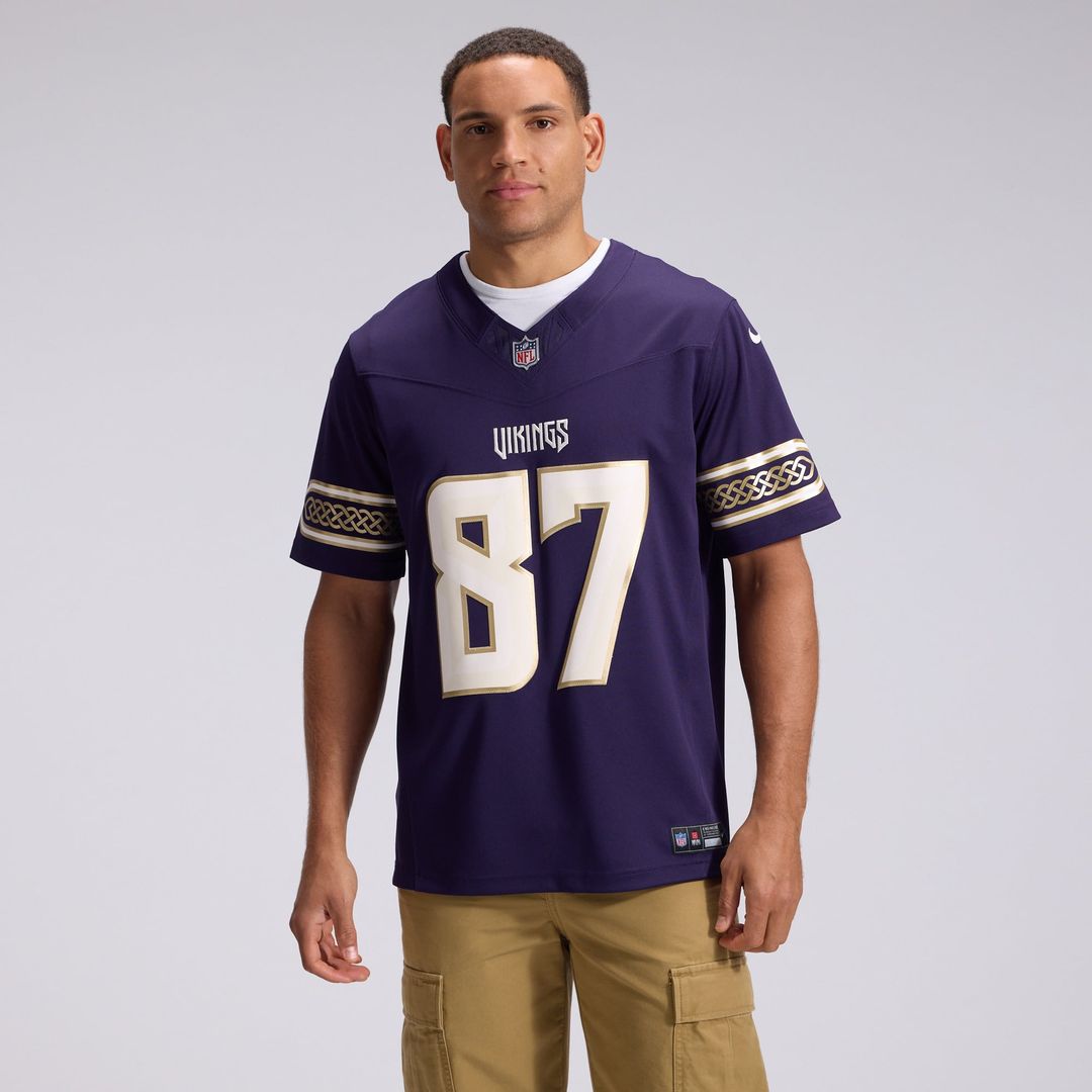 Minnesota Vikings T.J. Hockenson Nike 2026 Rivalries Collection Stitched Limited Jersey - Purple