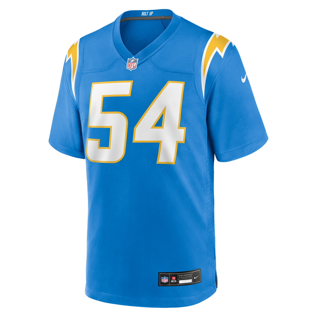 Los Angeles Chargers Kyle Kennard Nike Team Game Jersey - Powder Blue
