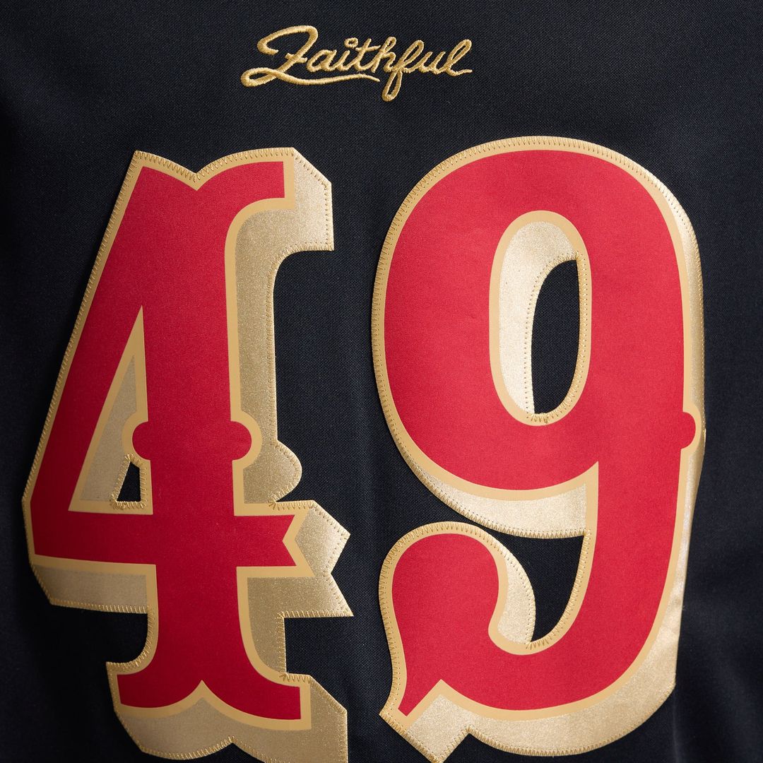 San Francisco 49ers The Faithful Nike Rivalries Collection Stitched Limited Jersey - Black