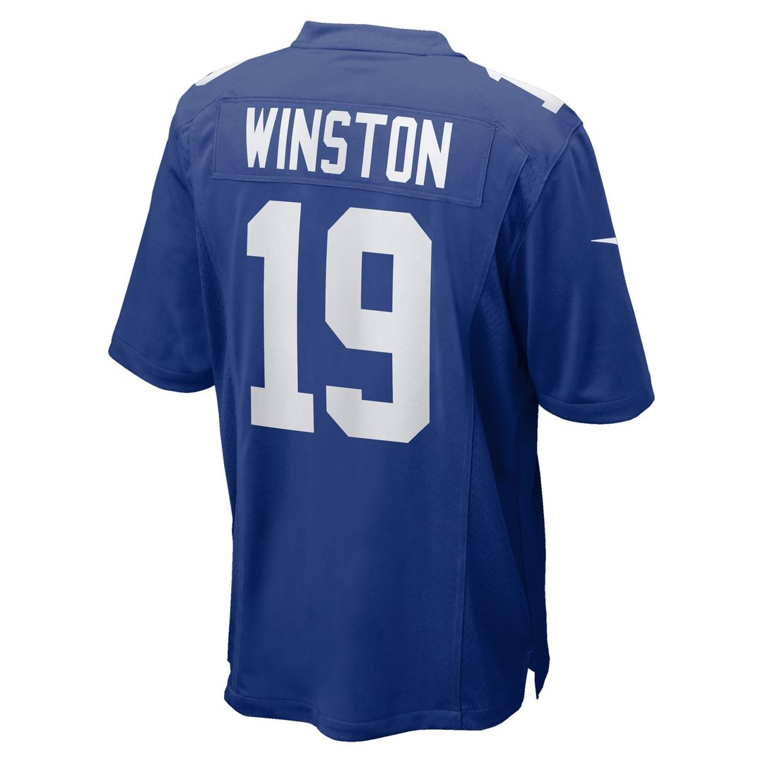 New York Giants Jameis Winston Nike Team Game Jersey - Royal