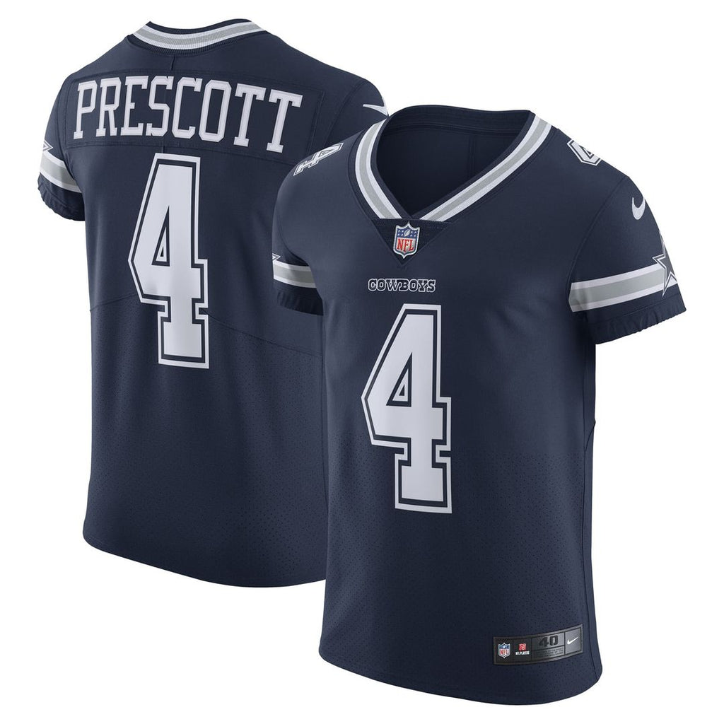 Dallas Cowboys Dak Prescott Nike Vapor Elite Player Team Jersey - Navy