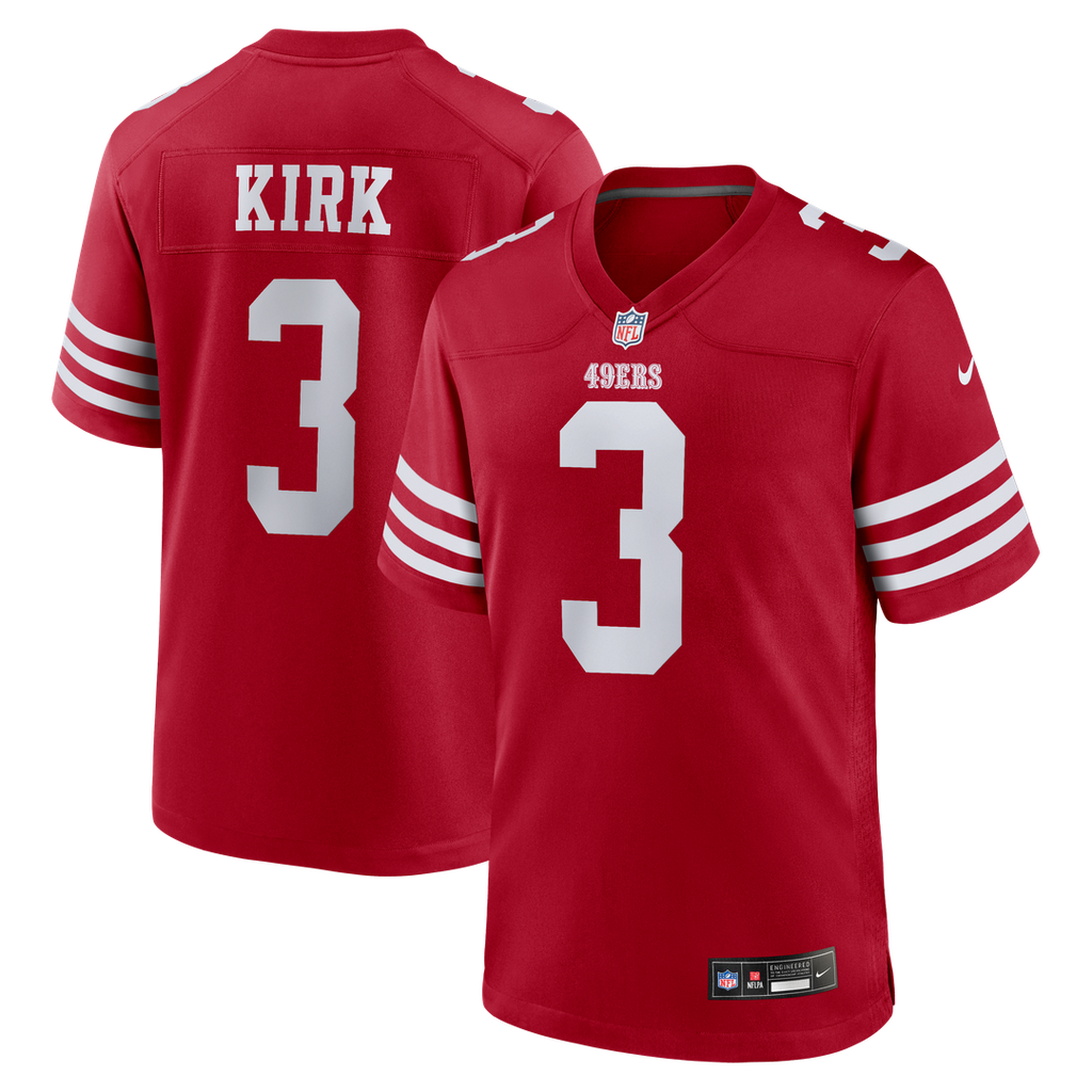 San Francisco 49ers Christian Kirk Nike Team Game Jersey - Scarlet