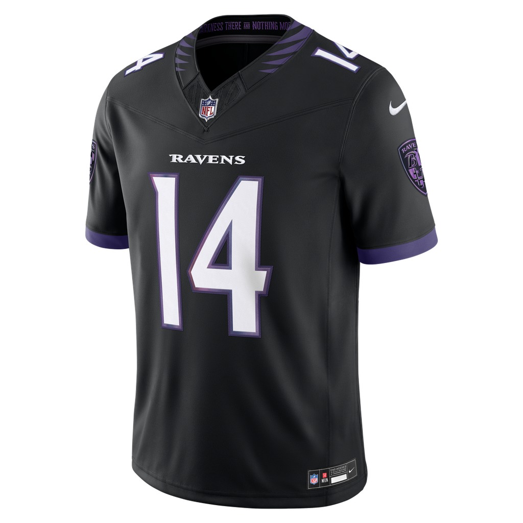 Baltimore Ravens Kyle Hamilton Nike Team Vapor F.U.S.E. Stitched Limited Jersey - Purple