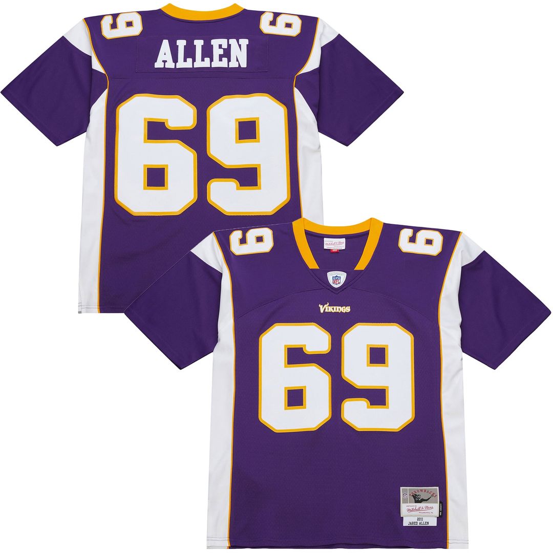 Minnesota Vikings Jared Allen Mitchell & Ness 2011 Legacy Replica Jersey - Purple
