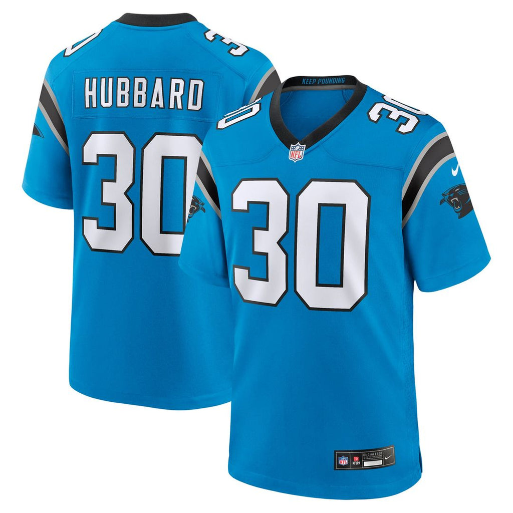 Carolina Panthers Chuba Hubbard Nike Alternate Game Jersey - Blue